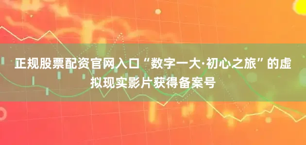 正规股票配资官网入口“数字一大·初心之旅”的虚拟现实影片获得备案号